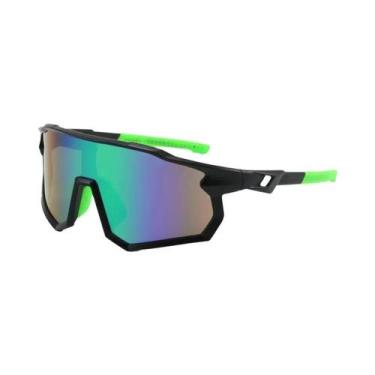 Imagem de Óculos De Ciclismo Unissex Com Lentes Grandes À Prova De Vento E UV 20