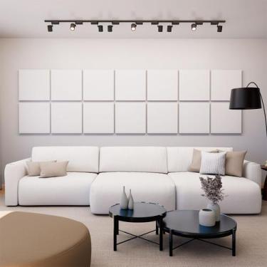 Imagem de Painel Acústico Absorvedor Decorativo 60x60 Soft Linho Maestra Acústic