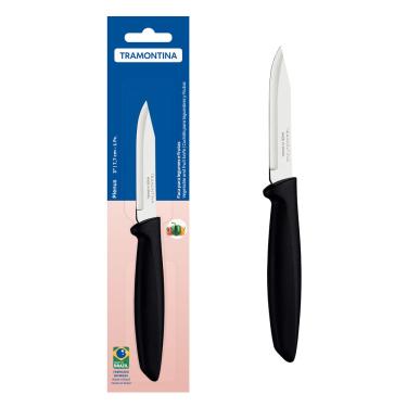 Imagem de Faca para Legumes Tramontina Plenus em Inox com Cabo Plástico 3"