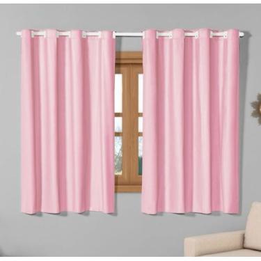 Imagem de Cortina Blackout PVC 2,20x1,30 Bloqueia Luz E Calor Com Estilo - House