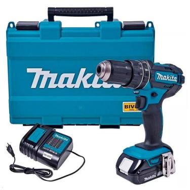 Imagem de Parafusadeira Furadeira Impacto Makita Dhp482 18v 13mm, 18V