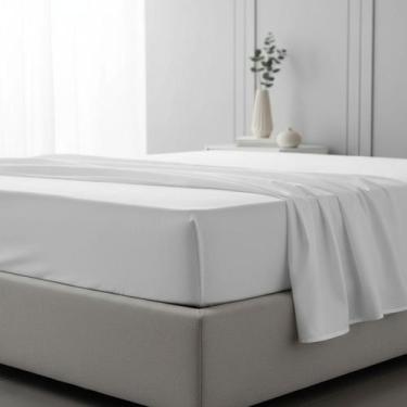 Imagem de Lencol Avulso com Elástico King Algodão Percal 230 Fios Reffinata Buet