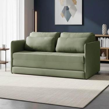 Imagem de Sofá Cama Retratil Compacta Dália Fixa Veludo K01 - D Rossi - DRossi, 