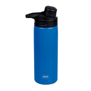 Imagem de Garrafa Squeeze 600ml Fit - azul - Mor