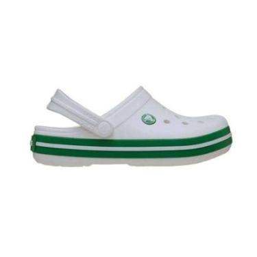 Imagem de SANDALIA CROCBAND CLOG T 207005-1WH - BRANCO/VERDE 27-Unissex