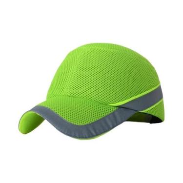 Imagem de Capacete De Segurança Hi-Viz Para Proteção No Trabalho, Boné Anti-coli