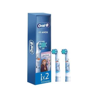 Imagem de Refil para Escova de Dentes Elétrica Infantil Disney Frozen Oral-B Pro Kids 3+ 2 Unidad...