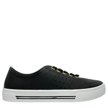 Imagem de Tênis Moleca Feminino Adulto Preto com Solado Branco 5667757-Feminino