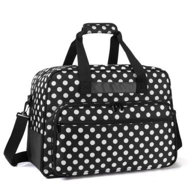 Imagem de Bolsa Tote para Máquina de Costura Overlock Yarwo 47x22x32 cm Preta