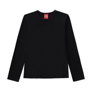 Imagem de Blusa Infantil Menina Basica Manga Longa Kyly em Cotton Tamanho:14Cor: