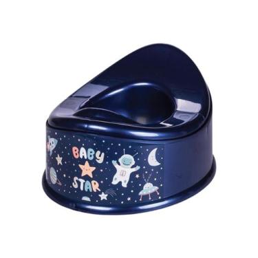 Imagem de Urinol Plasútil Troninho Infantil Penico Assento Sanitário, Astronauta