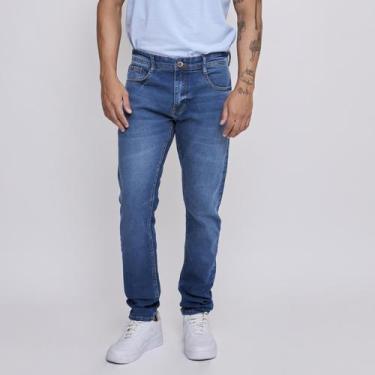Imagem de Calça Jeans Masculina Skinny Otávio - Doct, Indigo médio, 38