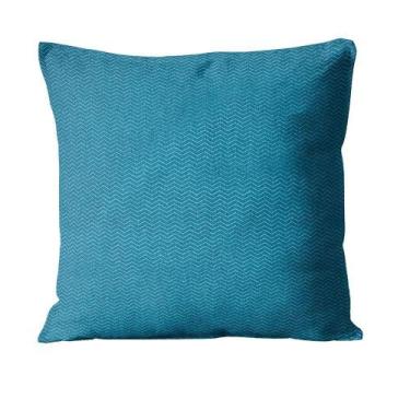 Imagem de Capa P/ Almofada Texturizada 43x43cm - Cap0046 - Azul - TOKYO DESIGN