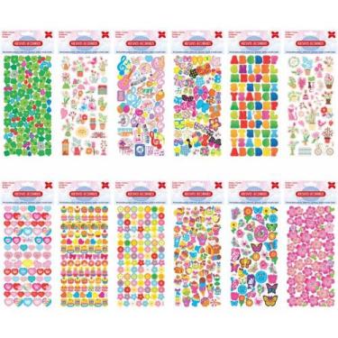 Imagem de Adesivos Decorados 10X24CM. Encanto Cartela SORT. PCT.C/24 - Make+