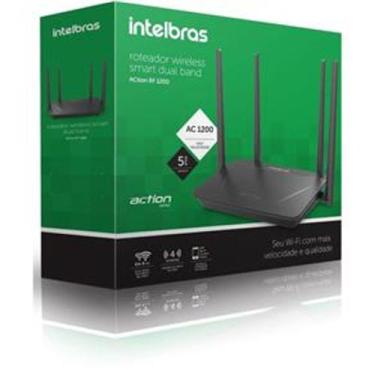 Imagem de Roteador intelbras 4 antenas action rf1200