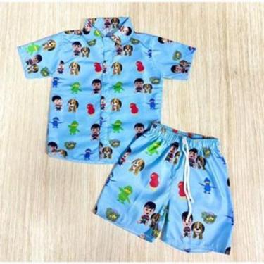 Imagem de Conjunto Menino Infantil Mauricinho Bento e Totó - EDYNHOKIDS, 05 ANOS