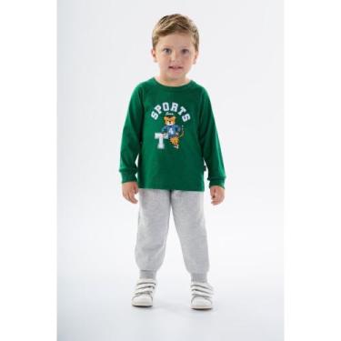 Imagem de Calça Moletom Infantil Menino Pulla Bulla Ref. 50260, Cinza claro, 3