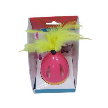 Imagem de Brinquedo Chalesco Play Cat Pop para Gato, Vermelho