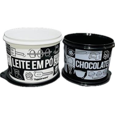 Imagem de Tupperware Kit 2 Peças Leite em Pó E Chocolate Pop Box