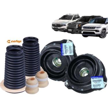 Imagem de Kit Coxim com Rolamento Batente Coifa Dianteiro Fiat Toro Jeep Renegad