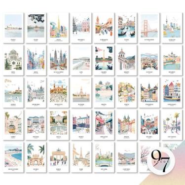 Imagem de Poster 97 Decor Vintage Travel Decor 40 unidades 10x15cm