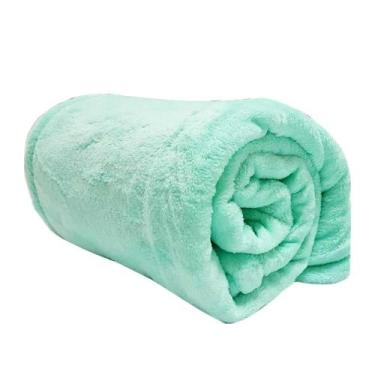 Imagem de Cobertor Microfibra Bebê Verde Menta Tecebem