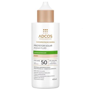 Imagem de Adcos Protetor Solar Aqua Fluid FPS50 Nude 40ml 9883 - 1010-457