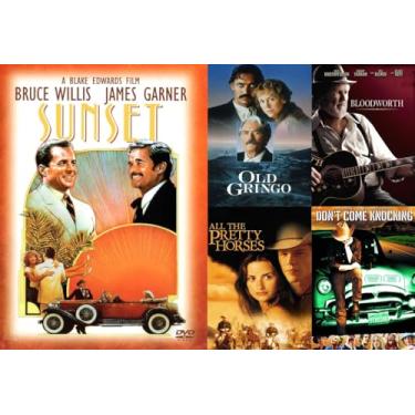 Imagem de gogo2 Sunset (1988) [Dvd] Estrelando Bruce Willis E James Garner, Dirigido Por Blake Edwards + 3 Filmes De Faroeste Bônus (Old Gringo / All The Pretty Horses Don'T Come Knocking Bloodworth)