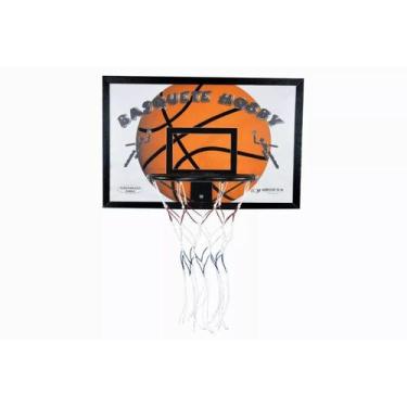 Imagem de Tabela Basquete Infantil Laminado Naval + Aro + Rede Chuá - Grecco S/A
