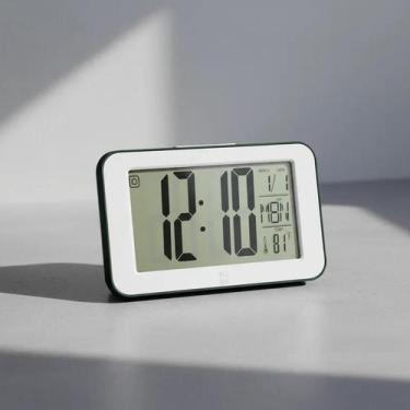 Imagem de Relógio De Mesa Digital Temperatura Calendário Alarme Soneca - Yins