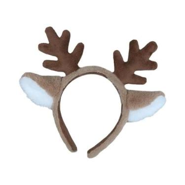 Imagem de Tiara De Cervo Kawaii Para O Natal, Acessório De Fantasia De Animal Pa