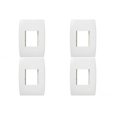 Imagem de Kit C/4 - Placa Soprano Ilus 4X2 (2 Modulos Horizontal) 5.