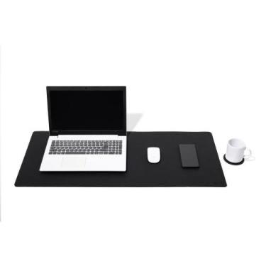Imagem de Mouse PAD Deskpad material sintético Preto 40 X 90 CM - Cavia