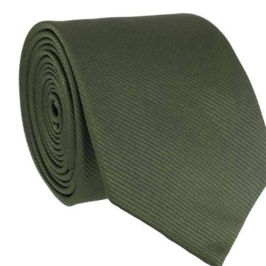 Imagem de Gravata Social Masculina Slim Lisa Tons Verde Premium Sem Nó Eventos Casamento Padrinho Trabalho Congresso