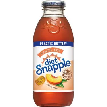 Imagem de Chá Diet Snapple Sabor Pêssego 473ml Pacote com 12