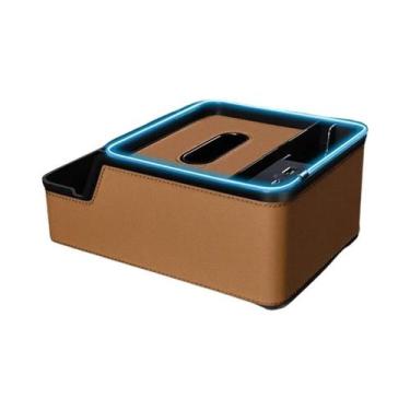 Imagem de Organizador Universal Para Apoio De Braço De Carro Com 2 Porta-Copos E
