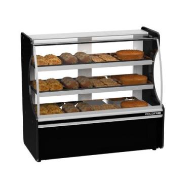 Imagem de Vitrine Estufa Quente 0,85M 9 Bandejas Inox VR Classic Polofrio, 110V