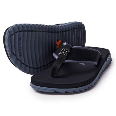 Imagem de Sandália Kenner Kivah Cushy Masculina - Preto e Chumbo - 42, 43
