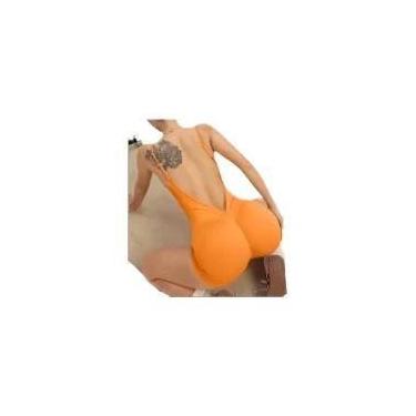 Imagem de Macacão De Yoga Feminino Em Cor Sólida Com Costas Cruzadas, Roupas De 