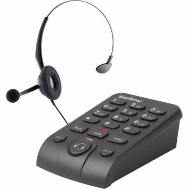 Imagem de Telefone Headset Hsb50 com Base Discadora - 4013330 Intelbras