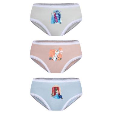 Imagem de Kit 3 Calcinha Infantil Lobinha Frozen 18202-089, Sortido0916, M