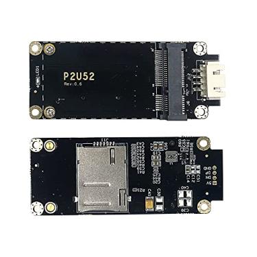 Imagem de EXVIST 4G LTE Adaptador Industrial Mini PCIe para USB (4 pinos PH2.54) Conector com compartimento para cartão SIM para WWAN/LTE 3G/4G Módulo adequado para aplicações M2M e IoT como Raspberry Pi Industrial Router IP Camera