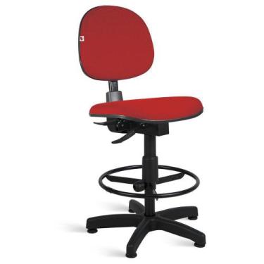 Imagem de Cadeira Caixa Executiva Back System Tecido Vermelho - Ideaflex