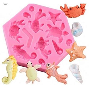 Imagem de Molde De Silicone Fundo Do Mar Rb04