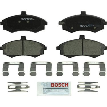 Imagem de Conjunto de pastilhas de freio a disco orgânico premium BOSCH BP941 QuietCast - Compatível com Hyundai Elantra selecionado; FRENTE