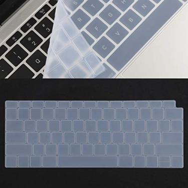 Imagem de LIYONG Capa para celular protetor de teclado película de gel de sílica para MacBook Air 13 (A1932) Capas (cor: branca)