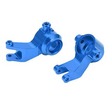 Imagem de VGEBY Bloco de direção RC 2 peças RC de liga de alumínio compatível com ARRMA Senton Series 1/10 RC carro (azul)