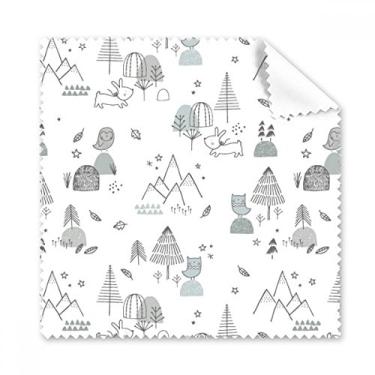 Imagem de Pano de limpeza de tela de telefone com estampa de pássaro montanha estrela grama grama grama grama 5 peças