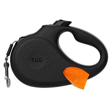 Imagem de Tug Oval 360° Coleira retrátil para cães sem emaranhamento com dispensador de saco de lixo integrado