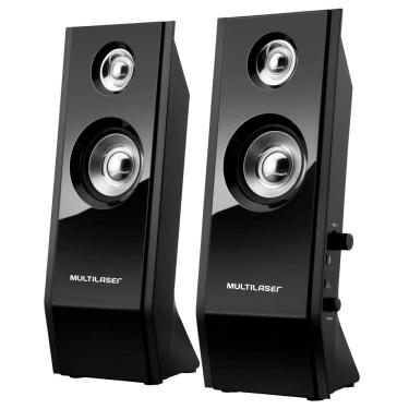 Imagem de Caixa de Som Multilaser Shadow 20 USB 8W RMS SP091 - Preto